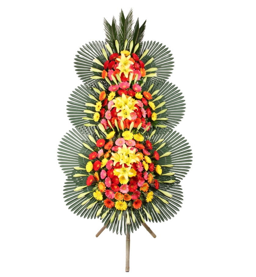 축하 3단 화환 2