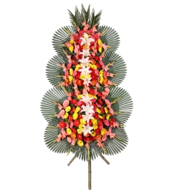 축하 3단 화환 3