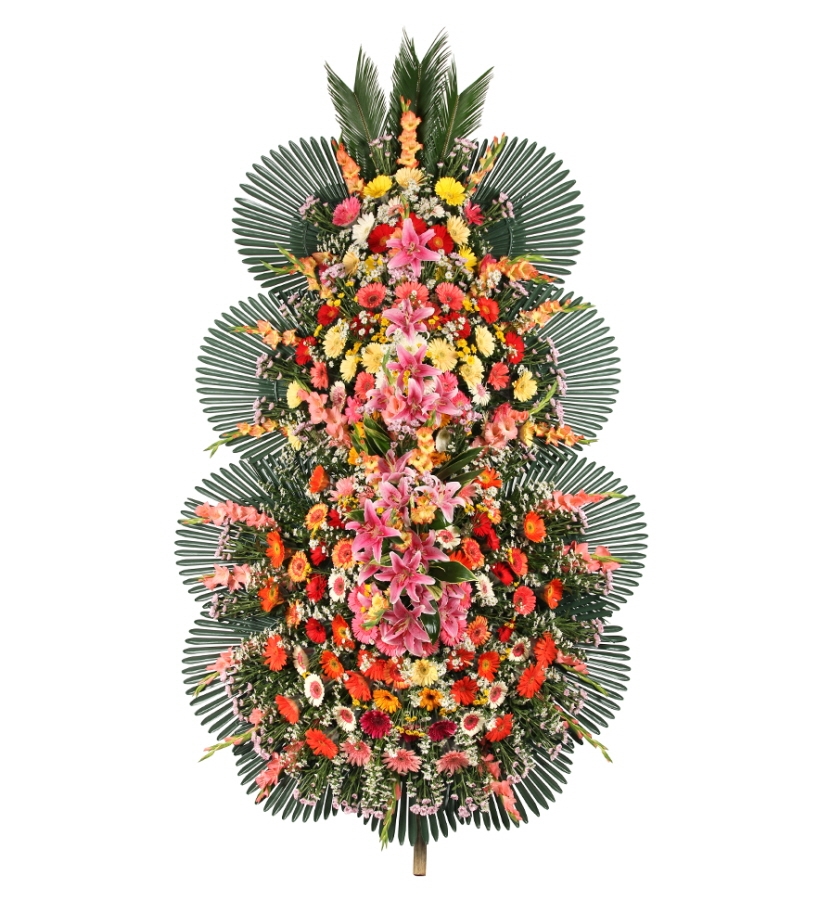 축하 3단 화환 4