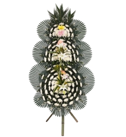 근조 3단 화환 1